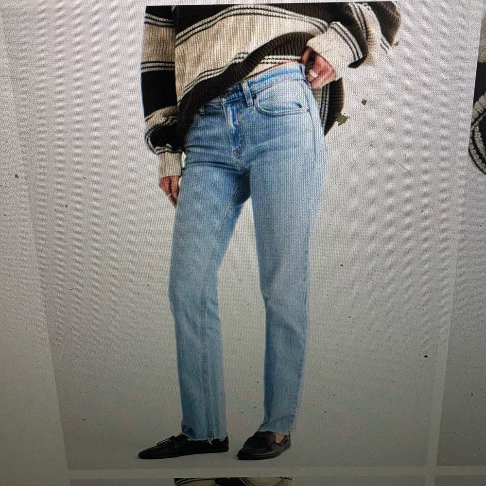 Abercrombie & Fitch Mid Rise 90’s Straight Jean